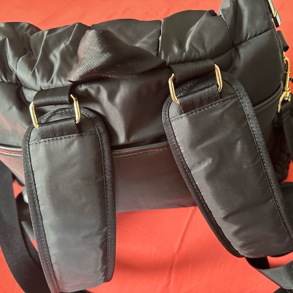 Lightly used large backpack/shoulder diaper bag.
